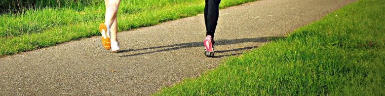 Man sieht jemanden joggen