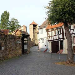 Auf dem Bild sieht man die Stadtmühle 