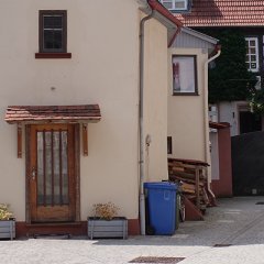 Man sieht die Altstadt von Babenhausen.