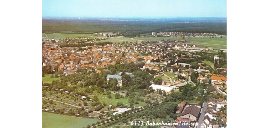 Babenhausen von oben