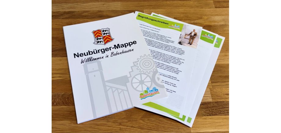 Bild der Willkommensmappe