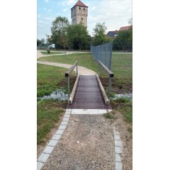 Fußgängerbrücke an der Bleiche hinter Stadtmühle