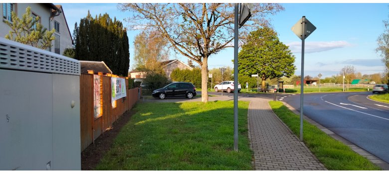 Hergershausen, Am Ortseingang aus Eppertshausen kommend 