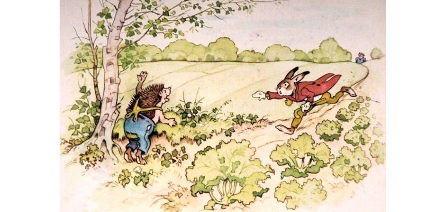 Illustration Märchen Hase & Igel