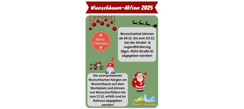 Flyer Wunschbaumaktion