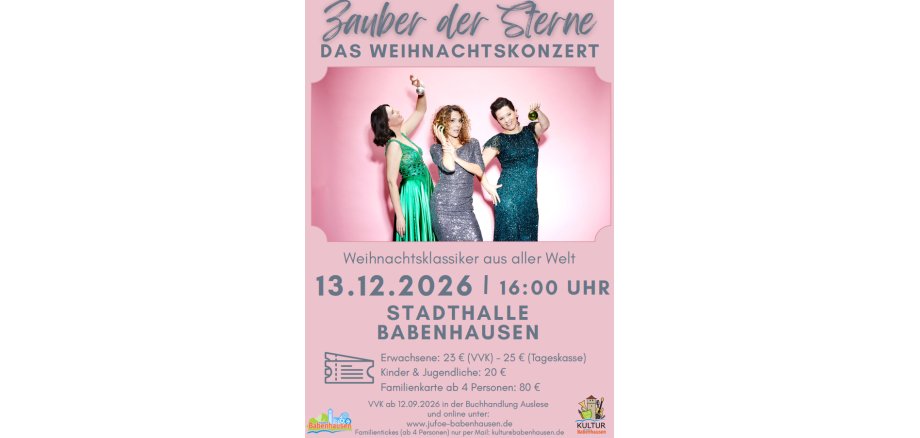Plakat "Zauber der Sterne"