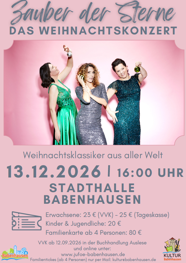 Plakat "Zauber der Sterne"