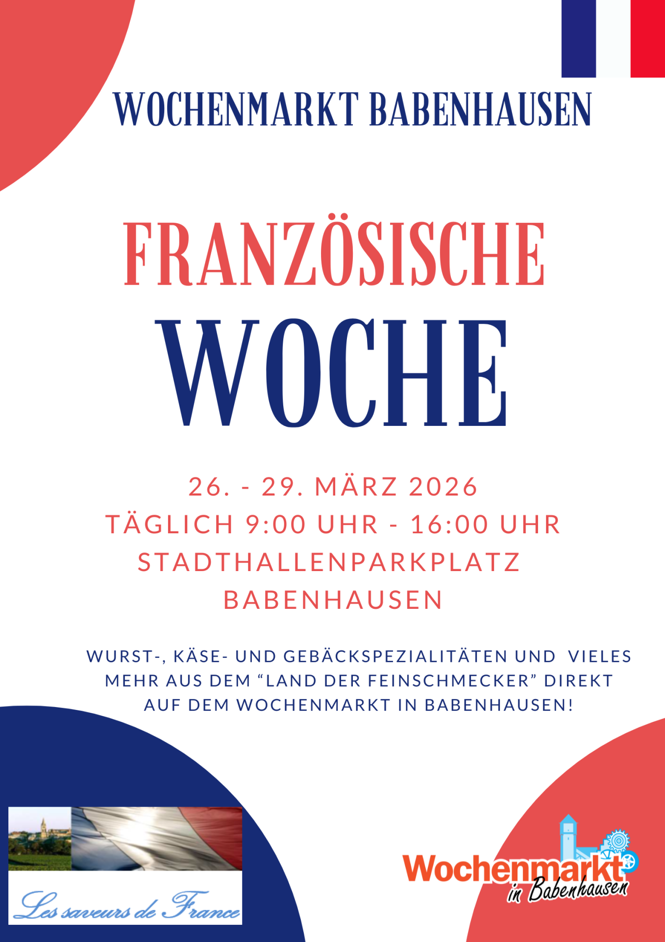 Flyer Französische Woche