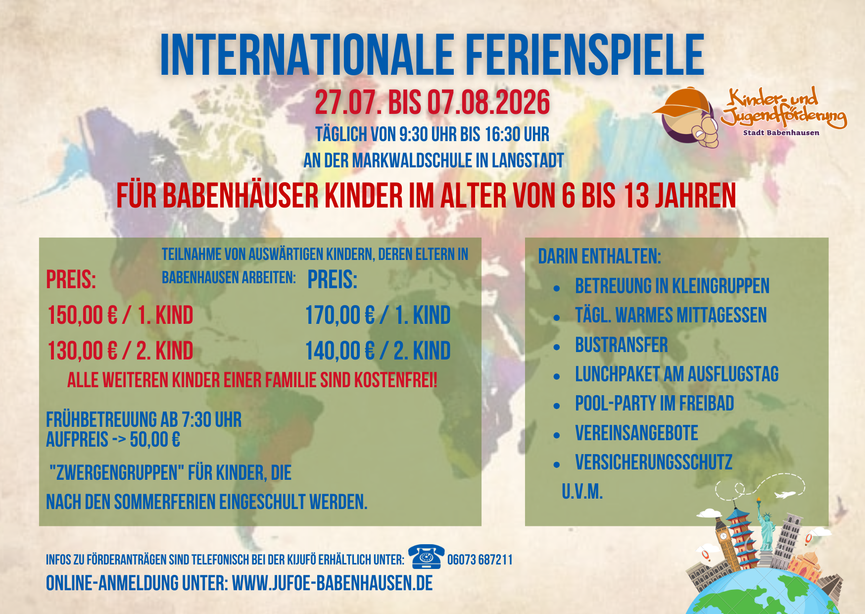 Programmablauf Ferienspiele 2026