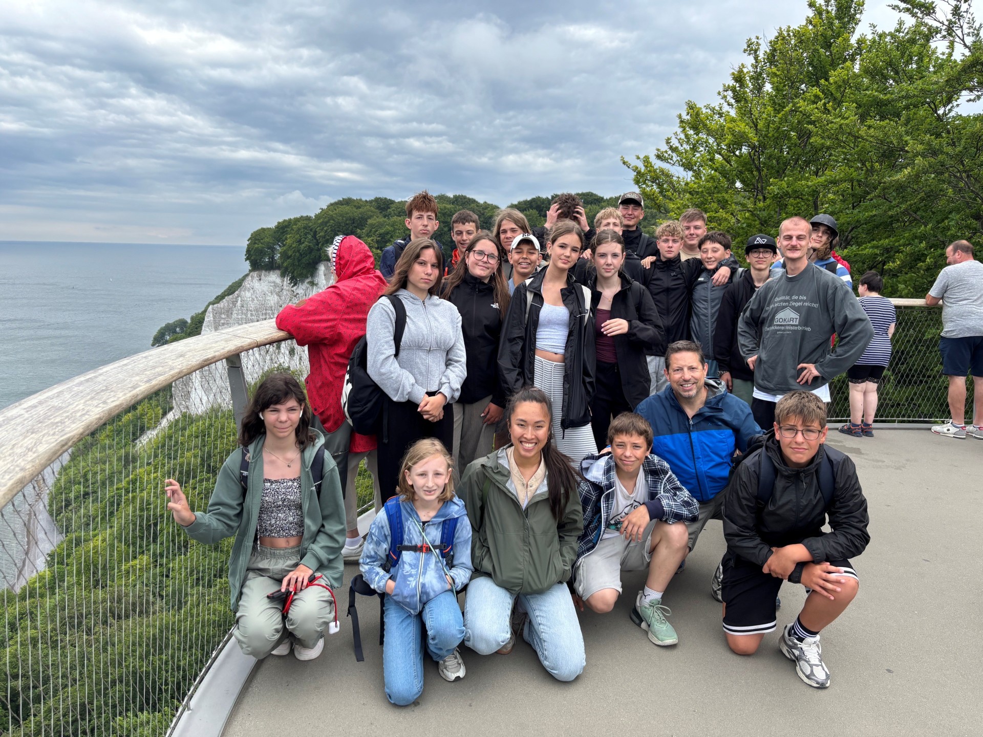 Gruppenbild aller Personen der Reise nach Rügen