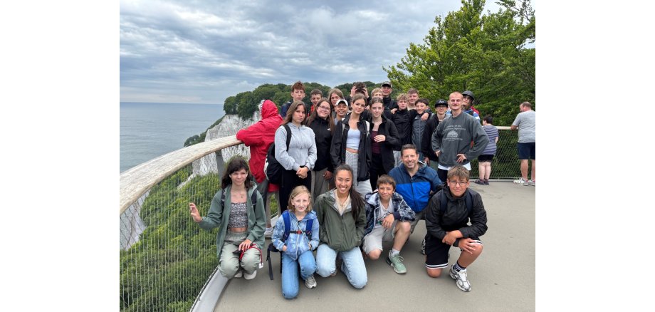 Gruppenbild aller Personen der Reise nach Rügen