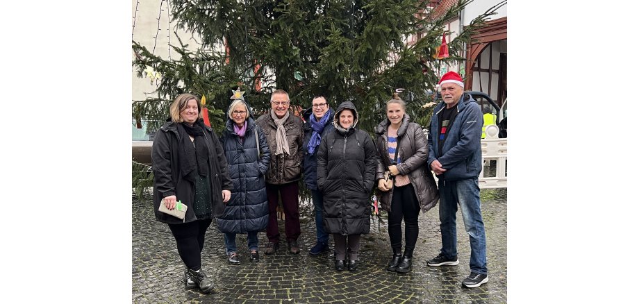 Gruppenfoto der Aktion Wunschbaum