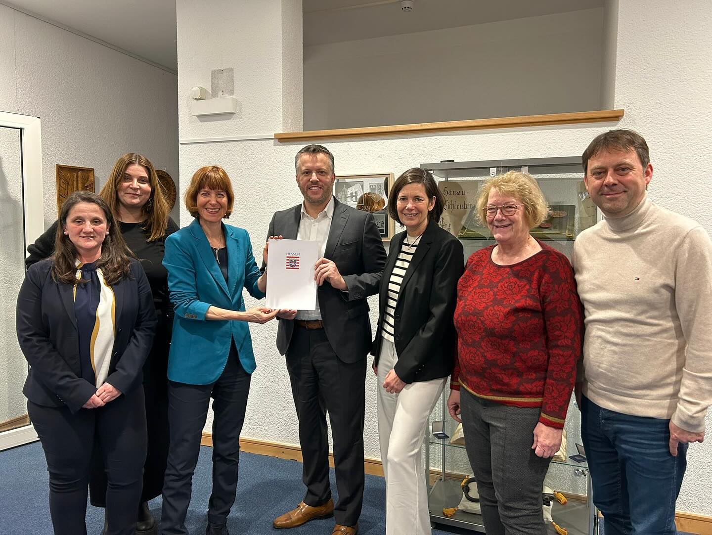 Sozialministerin Heike Hofmann übergibt Förderbescheid für Gemeinwesenarbeit im Kreis Darmstadt-Dieburg
