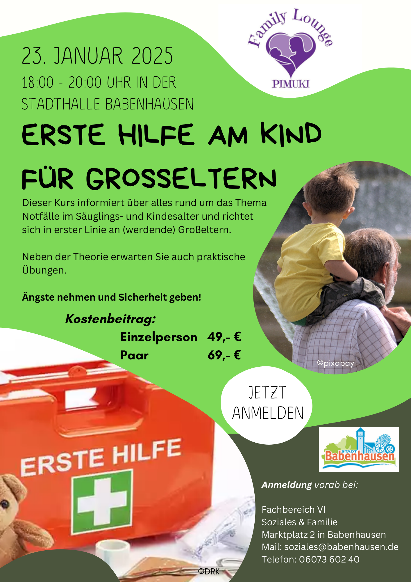 Flyer Erste Hilfe Großeltern