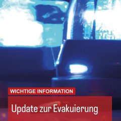 Update zur Evakuierung 