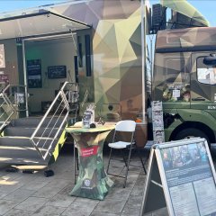 Stand der Bundeswehr auf der Jobinfobörse