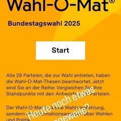 Wahl-O-Mat - Bundestagswahl 2025