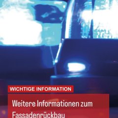 Weitere Informationen zum Fassadenrückbau