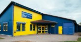 Auf diesem Bild sieht man die Edward-Flanagen Schule in Babenhausen