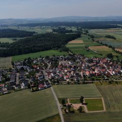 Luftbild von Harpertshausen