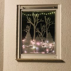 Hier ist das 12. Tüchen des lebendigen Adventskalenders zu sehen.