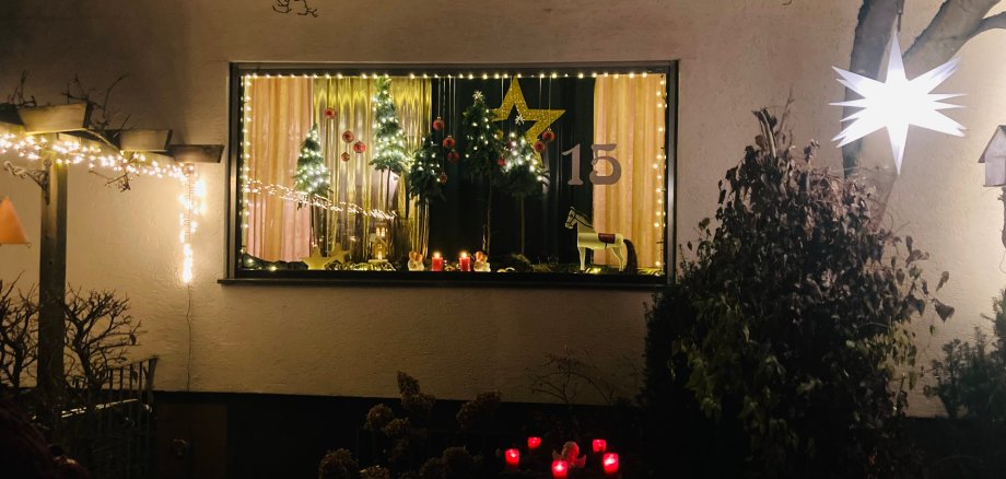 Auf dem Bild ist das 15. Türchen des lebendigen Adventskalenders zu sehen.