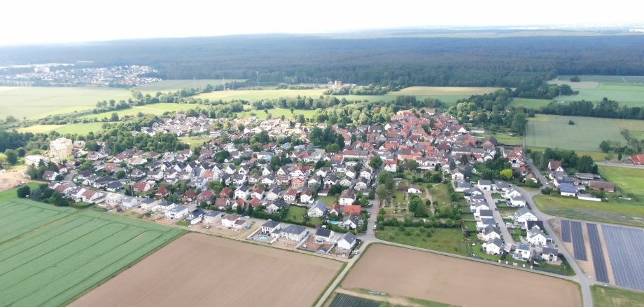 Luftbild von Harreshausen