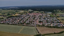 Luftbild von Hergershausen