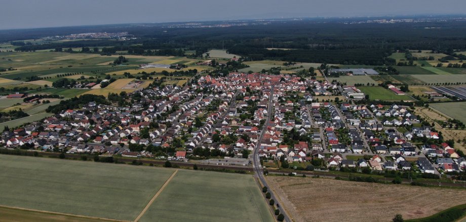 Luftbild von Hergershausen