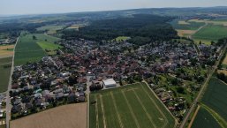 Luftbild von Langstadt